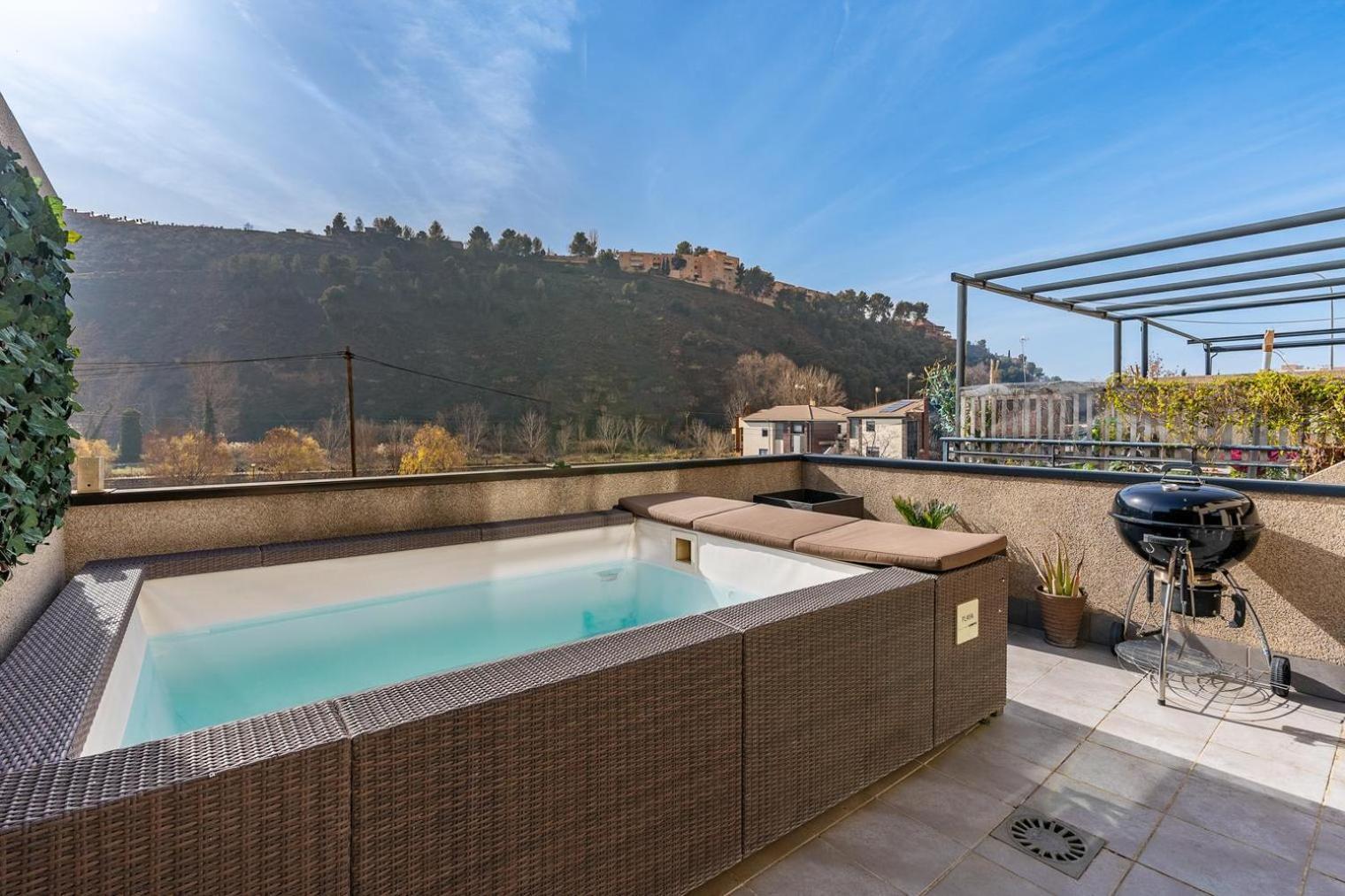 Apartament El Generalife Cerca Centro Y Sierra Nevada Con Piscina Y Barbacoa Y Parking Gratis Grenada Zewnętrze zdjęcie